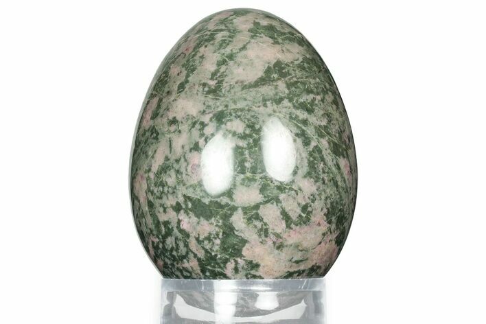 Polished Thulite (Manganian-Zoisite) Egg - California #326767